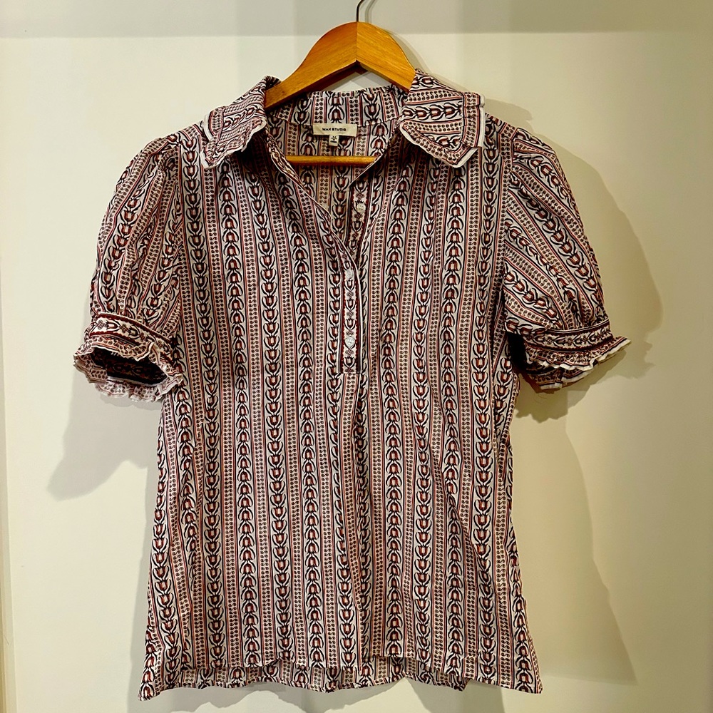Max studio retro blouse only worn once